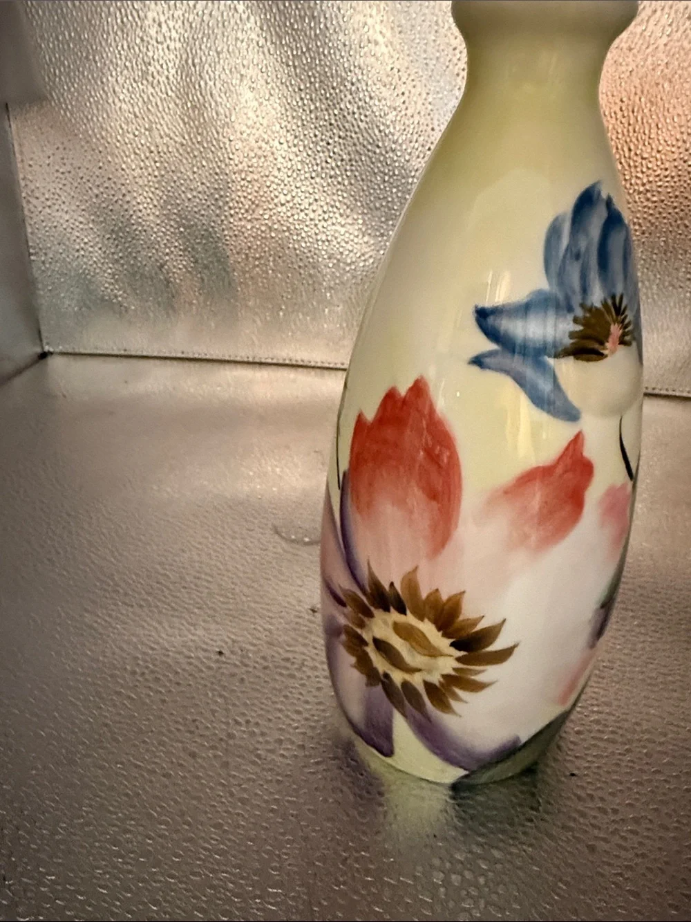 Pfaltzgraft Hand Painted Beautiful Vase with Florals and Greenery